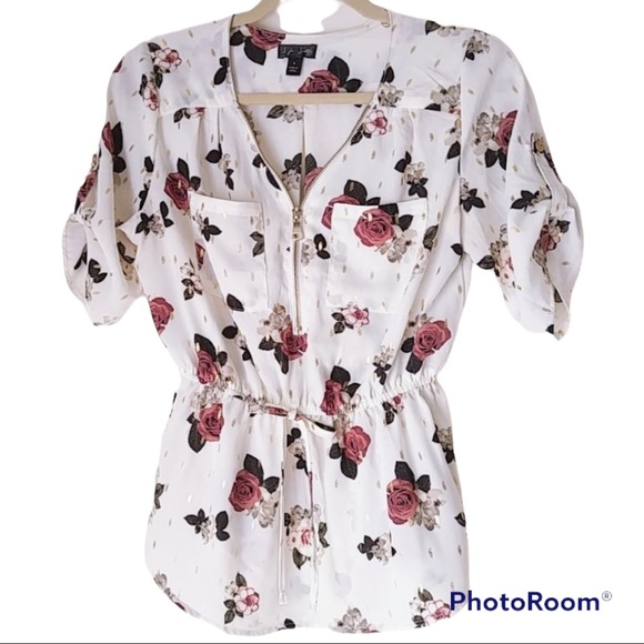 J for Justify Tops - J for Justify floral blouse